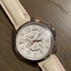 Juicy Couture leather strap watch